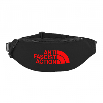 anti fascist action breast bag hip bag fanny pack schultertasche bauchtasche 2