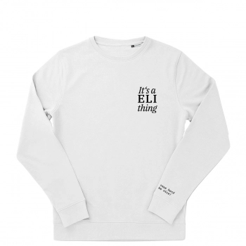 elipamanoke eli thing sweater pullover white weiss