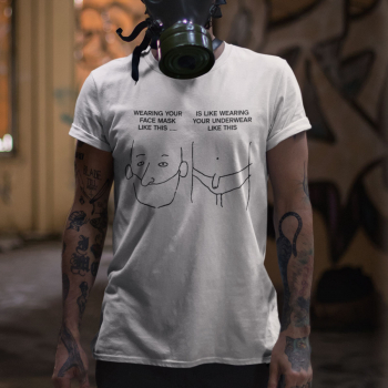 face mask tshirt how to wear 1