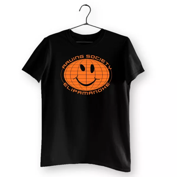 elipamanoke raving society tshirt shirt schwarz orange black orange